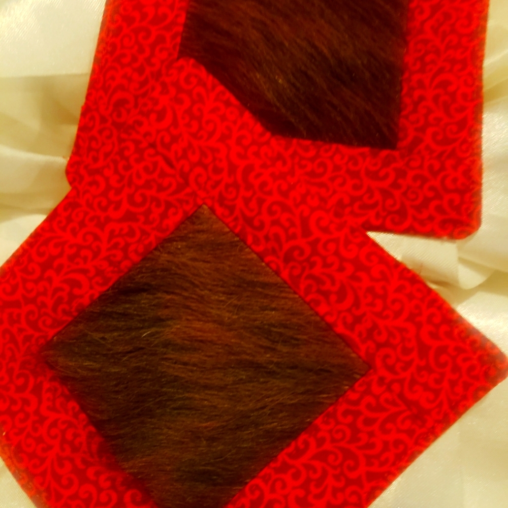 Cowhide mugrugs